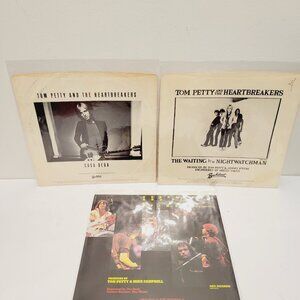 3 Vtg LP Tom Petty and The Heartbreakers Casa Night watch Needles Covers ONLY